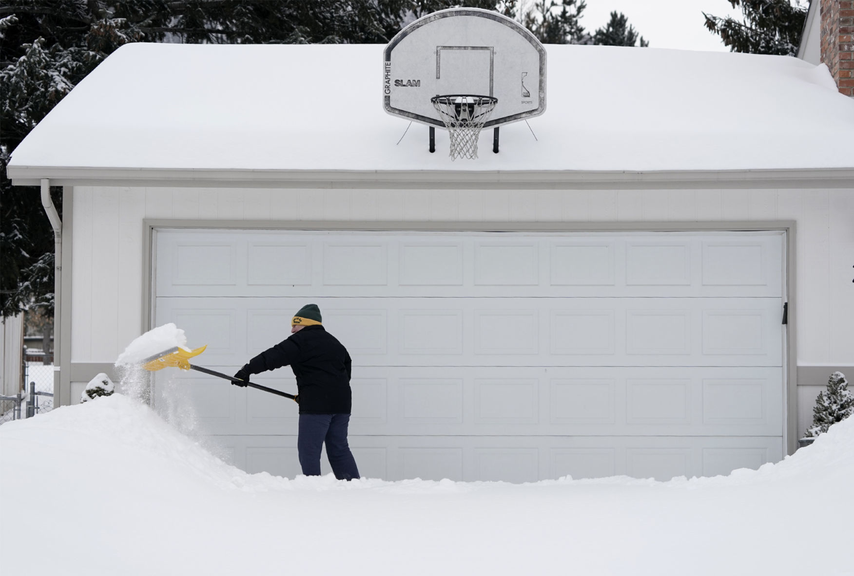 Shoveling in the South Hills